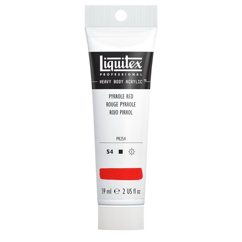 Liquitex Professional Heavy Body Acrylic Paint, 2-oz Pyrole Red